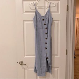 Sky blue midi dress - XS